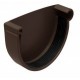 Заглушка ринви Rain Way 90 права коричнева