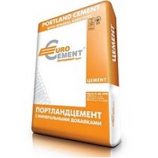 Цемент фасований Eurocement ПЦ-500 Д-20 (25кг)